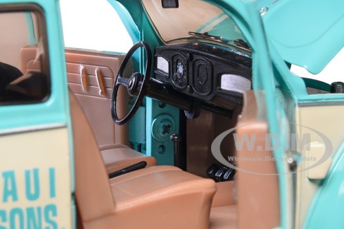 1952 VOLKSWAGEN BEETLE DELUXE MODEL "MAUI & SONS" 1/24 DIECAST BY M2 40300-101 A - Picture 4 of 6