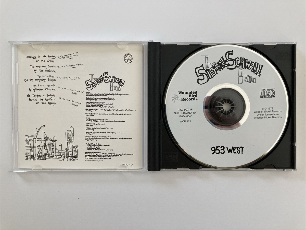 953 West by Siegel-Schwall Band (CD, Apr-2000, Wounded Bird) for