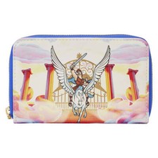 New Licensed Loungefly Hercules 1997 Mount Olympus Gates Zip Around Wallet