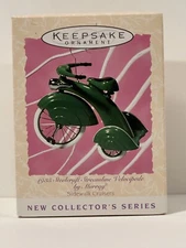 1997 Hallmark Ornament 1935 Steelcraft Streamline Velocipede by Murray *NIB*