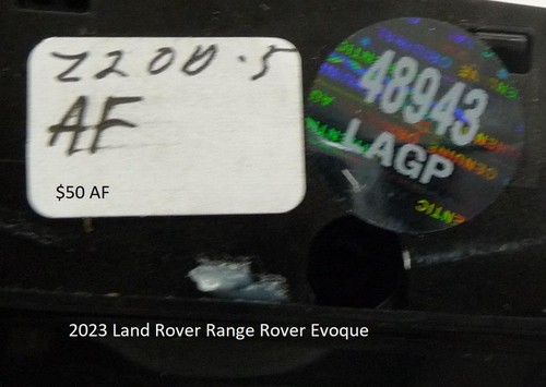 2023 Land Rover Range Rover Evoque Wheel Switch Unit M8A2-13D767-AB OEM A1 - Picture 10 of 10