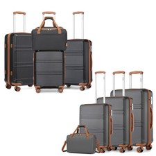 20/24/28Inch Hard Shell Suitcase Cabin Luggage Set & Vanity Case & Travel Bag