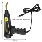 Hot Stapler Car Bumper Fender Fairing Welder Gun Plastic Repair Kit +800 Staples