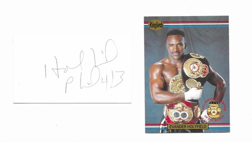 HEAVYWEIGHT BOXER AUTOGRAPH LOT ALI FOREMAN FRAZIER HOLYFIELD PATTERSON SPINKS - Picture 8 of 20
