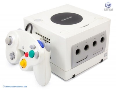 Nintendo GameCube - Konsole #weiß + Controller + Zub.