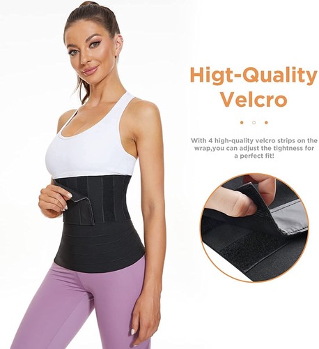 Waist Trainer for Women Men Sport Sweat Workout Body Shaper Sauna Unisex - Picture 2 of 7