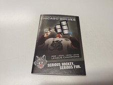 JS15 Chicago Wolves 2008/09 Minor Hockey Pocket Schedule - Pescatore Palace