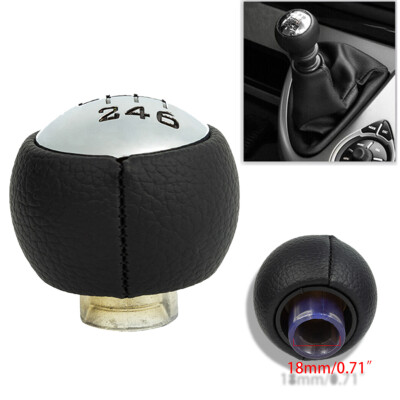 Schaltknauf 5-Gang Für Peugeot 2008 II 3008 5008 Partner Tepee Schwarz Naht Blau