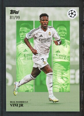 2025 VINICIUS JUNIOR 81/99 TOPPS UEFA CHAMPIONS LEAGUE SIMPLICIDAD
