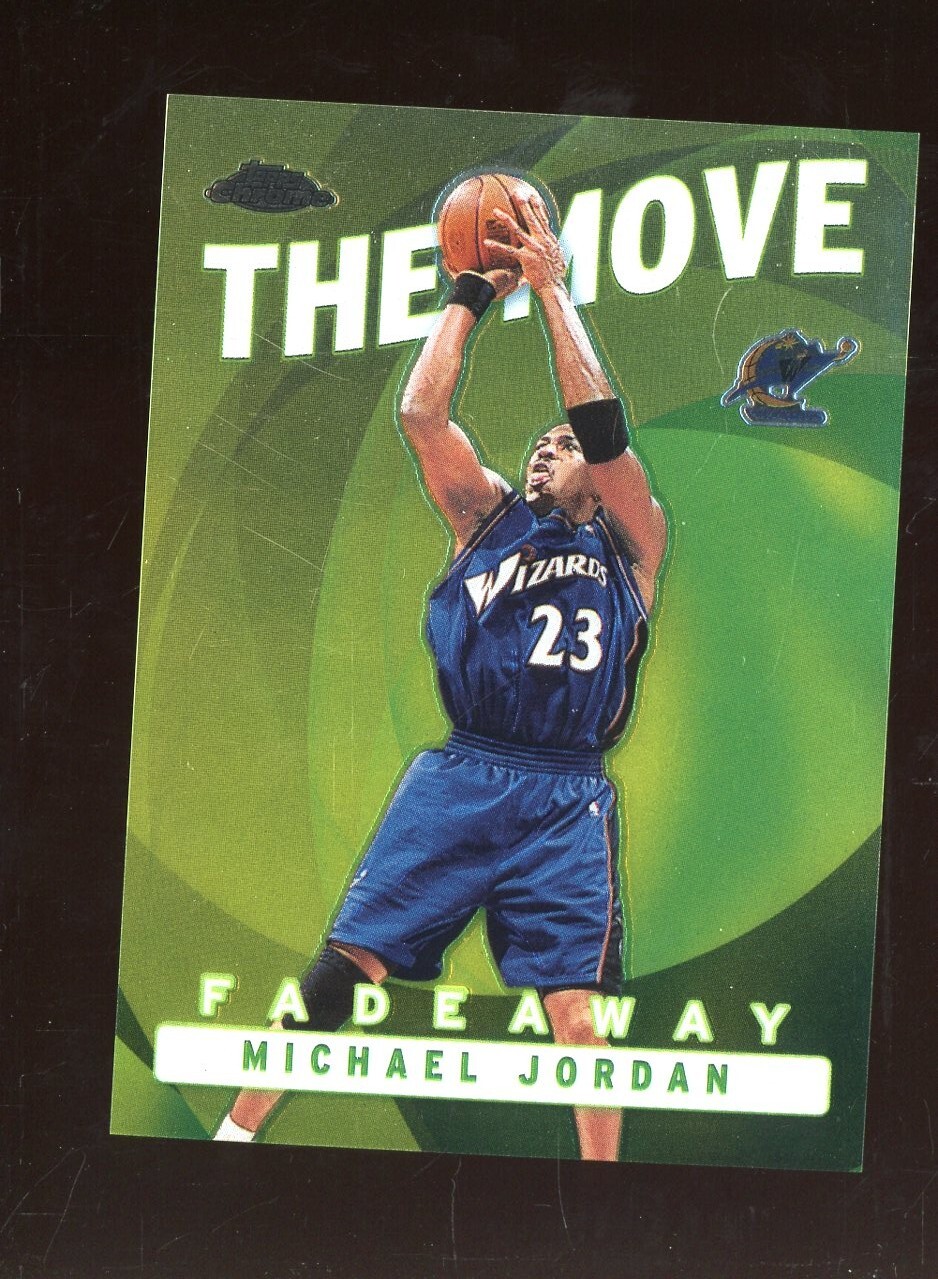 2002-03 Topps Chrome The Move #TM6 Michael Jordan Wizards HOF