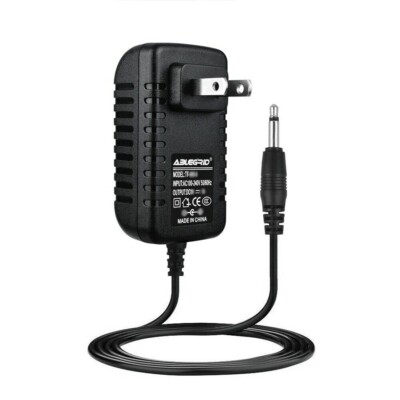 9V DC 1000mA Power Adapter Wall Charger Transformer 3.5mm Mono Phone Plug Tip +