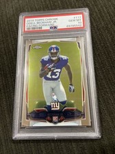 Graded 2014 Topps Chrome ODELL BECKHAM JR #117 Facing Forward Rookie Card PSA 10