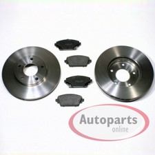 Bremsscheiben Bremsen Bremsbeläge vorne Vorderachse für Nissan x Trail T30