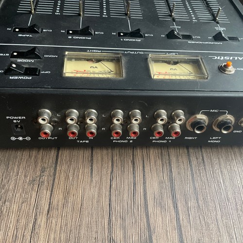 Realistic Stereo Mixer Model 32-1100a, Tested, No Power Cord or Knobs - Picture 3 of 3