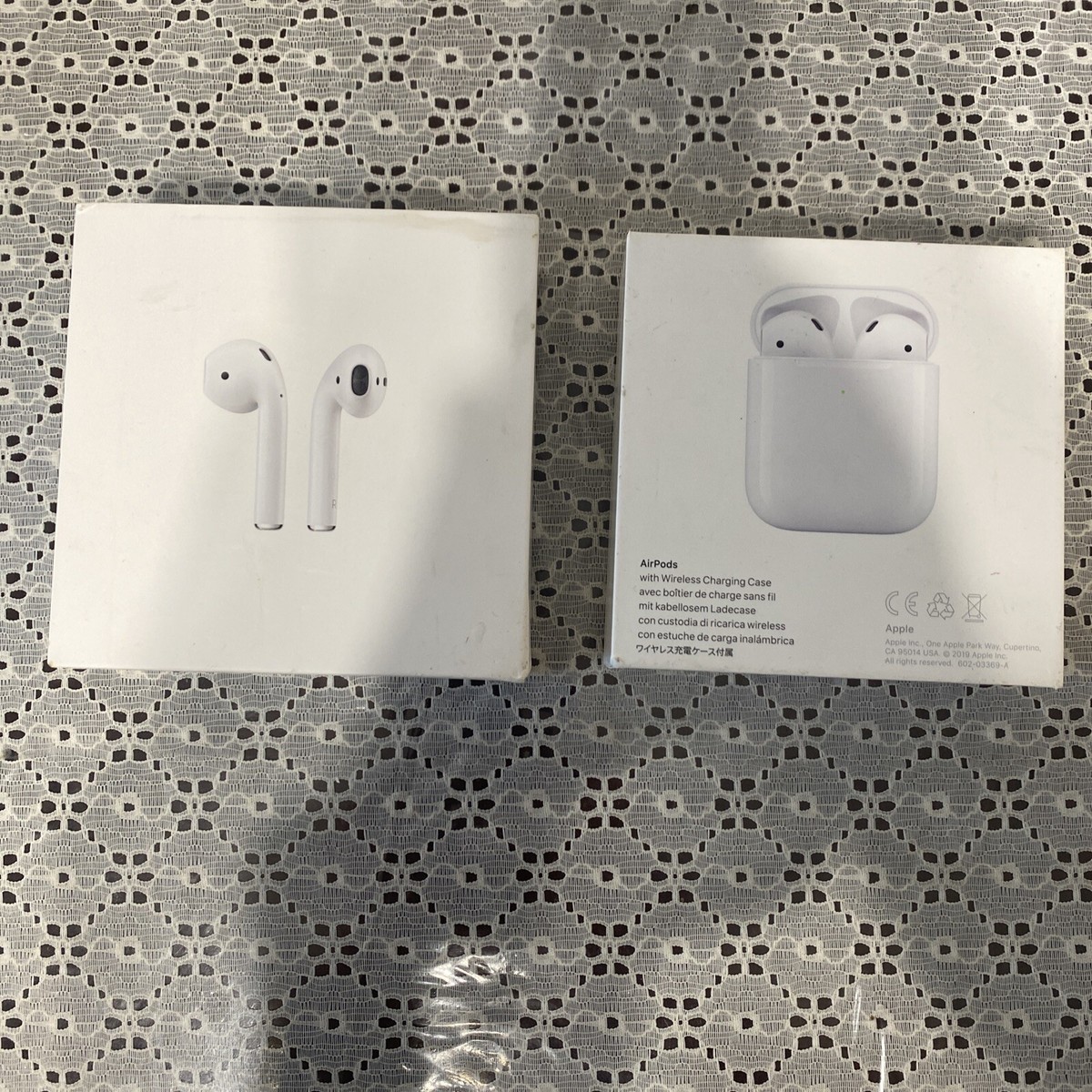 Apple AirPods Empty Retail Box Only Held Model A2032 UPC Apple AirPods Empty Retail Box Only Held Model A2032 UPC