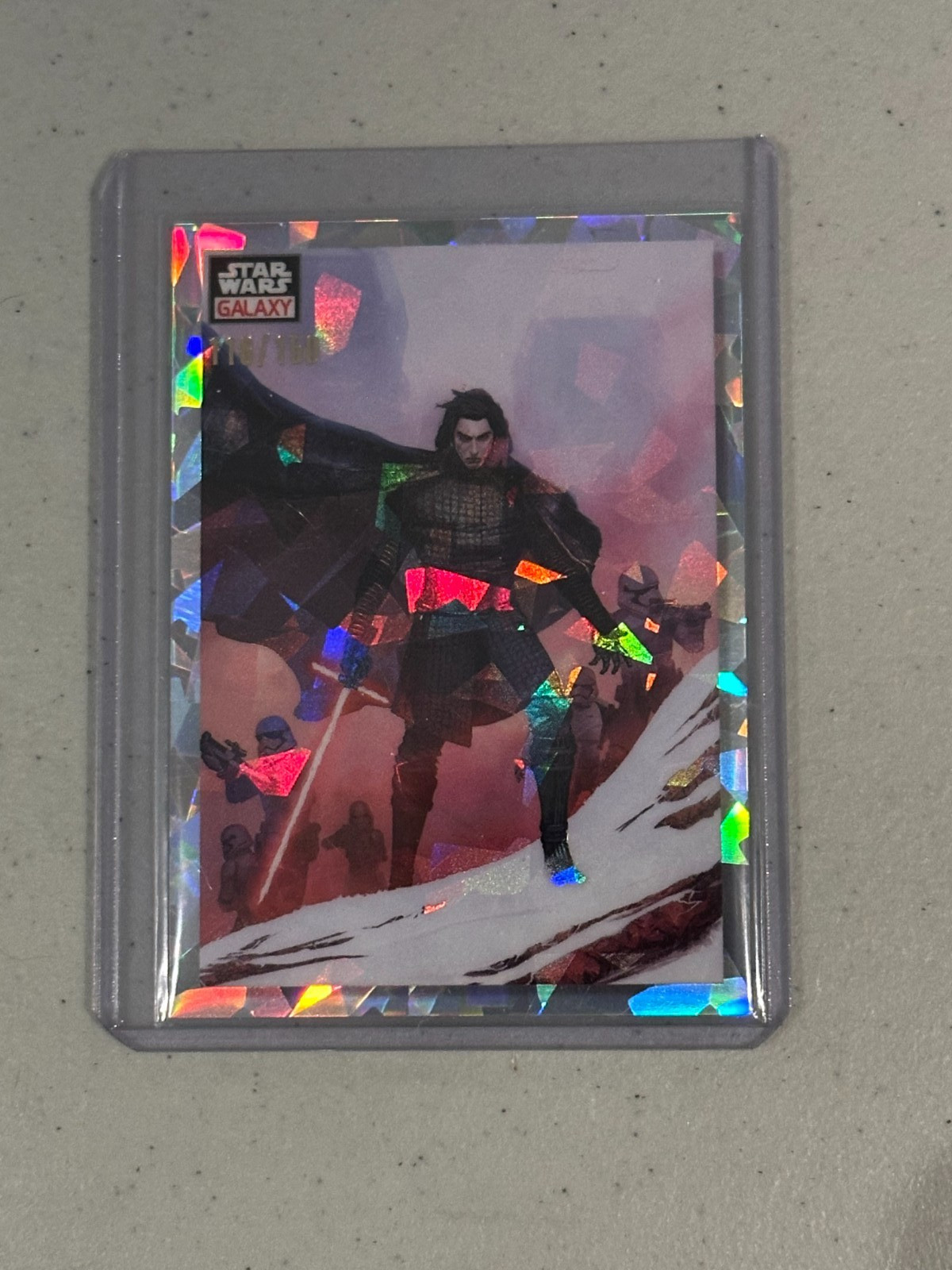 2023 Topps Chrome Star Wars Galaxy Atomic Refractor #/150 Dark Order #65