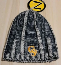 Colorado State CST Beanie Hat Knit S 20" size Zephyr Green White small B NWT
