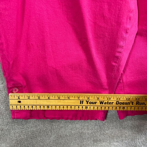 Catherines Everyday Fit Capris donna 3x 40x17 rosa caldo bottoni accenti - Foto 7 di 11