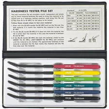 TTC 6 Piece Hardness Tester File Set