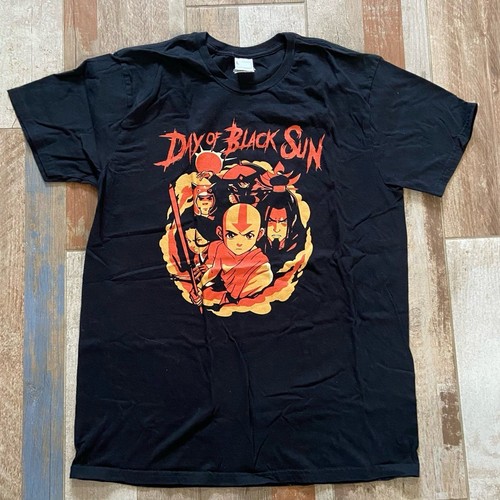 Avatar The Last Airbender Day of Black Sun T-Shirt ATLA Large L Aang Ozai Sokka