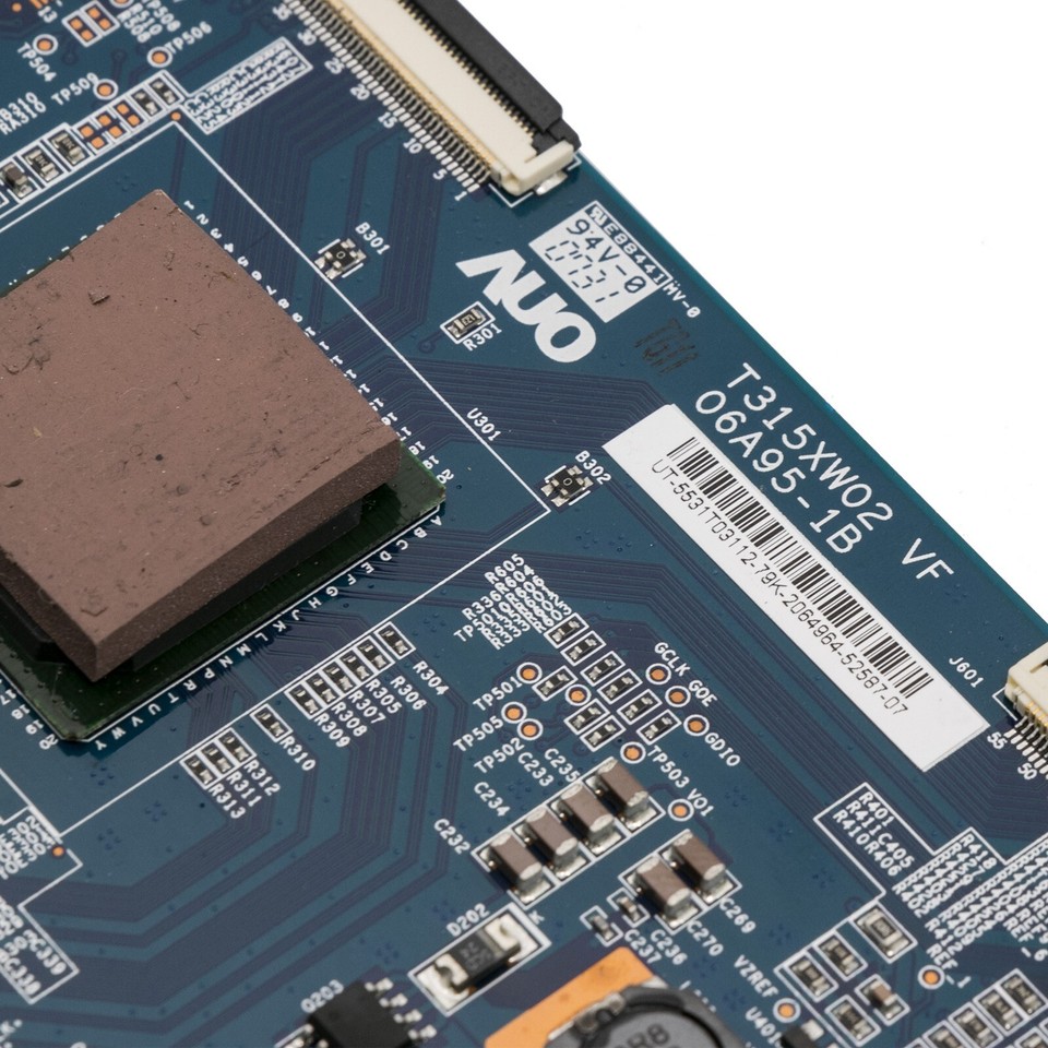 Carte T-Con VIZIO E320VT - Référence 55.31T15.N01 / T315XW02 - Ouvert Mais Jamais Utilisé