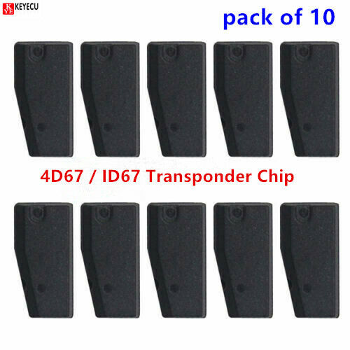 10*Car Key Chips,4D67 / ID67 Transponder Chip for Toyota / Scion(10PCS) - Foto 1 di 1