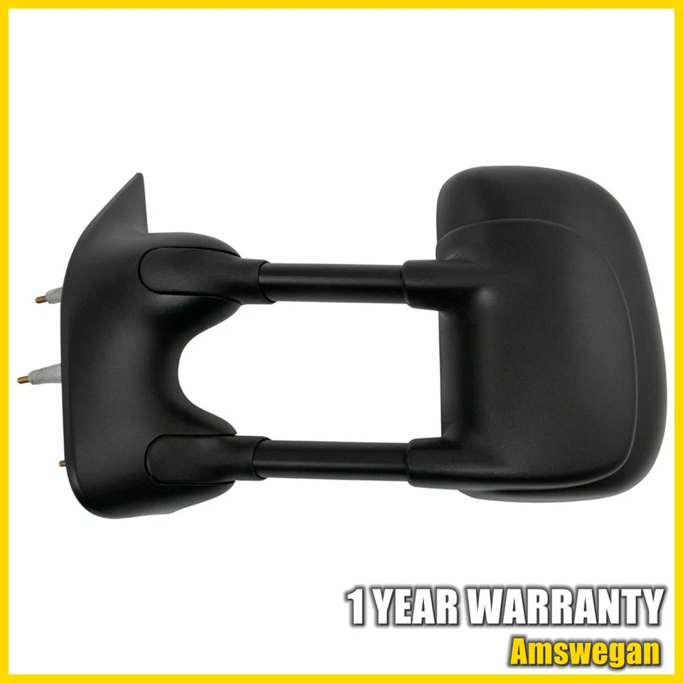 1 juego de espejos laterales telescópicos de remolque manual para Ford E350 E450 Super Duty 2003-2016 Foto 2 de 4