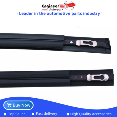Pair New Black Roof Trim Molding Kit For 2016-2022 Honda Civic Insight 4-Door