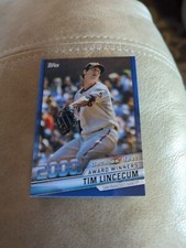2020 Topps Decades' Best Series 2 Inserts blue parallel Tim Lincecum db-88
