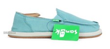 Sanuk Donna Hemp Mineral Blue Sidewalk Surfer Shoes Womens Size 10 *NEW*