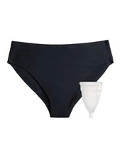 Diva Reusable Period Underwear & DivaCup Model 1 Quick Dry Underwear Black