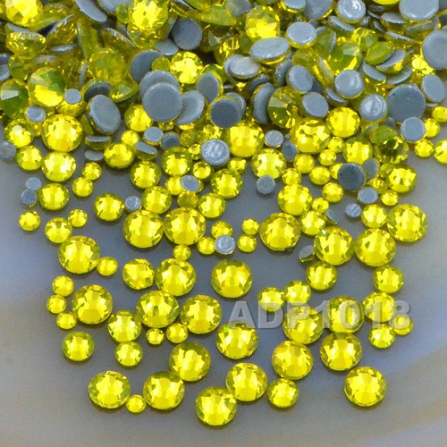 600PCS Mixed Size DMC Iron On Hotfix Crystal Rhinestones Flatback Nail Art Pick - Picture 11 of 32