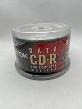 TDK CD-R Data Music 80 Minute, 700 MB 52x 50-Pack Spindle TDK - New