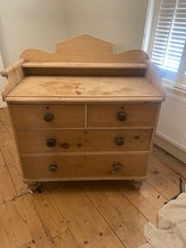 Antique/Vintage French Style Pine Dressing Table