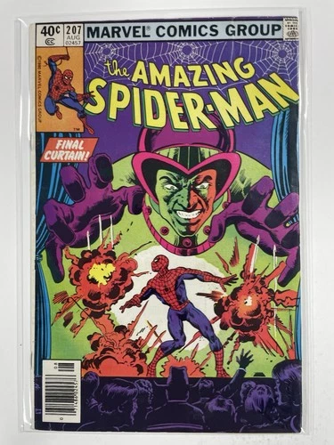 Amazing Spider-Man 207 VF Very Fine 8.0 Marvel 1980 Newsstand