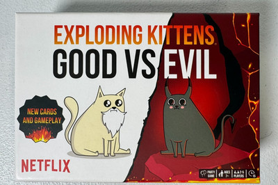 Exploding Kittens Good vs Evil   Card Game of Strategy & Humor for Families