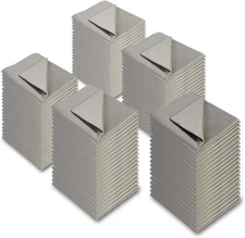 AAwipes Eyeglasses Cleaning Cloth Glasses Cloths Bulk 100 Pack Gray 