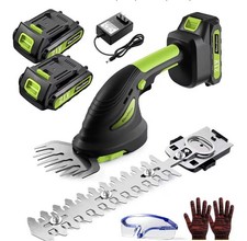 cordless hedge trimmer with 2 battery