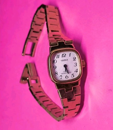Chaika Vintage 1980's Mechanical Russian USSR Ladies Gold Plated AU10 Watch - Picture 18 of 21