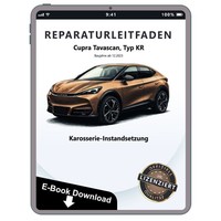 Cupra Tavascan KR Ab 2023 Karosserie Instandsetzung Reparaturleitfaden E-Book