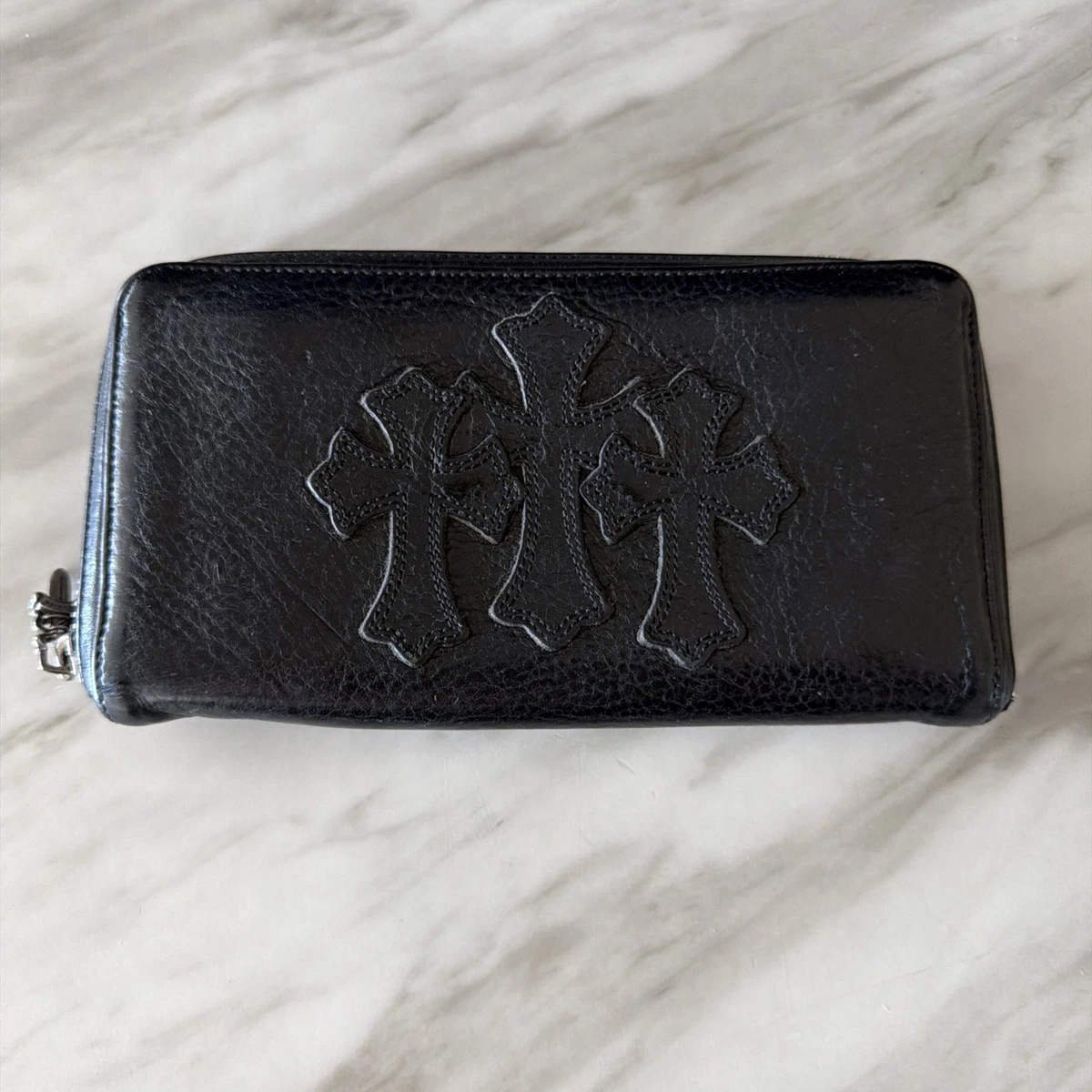 Chrome Hearts Wallets for Men Black for sale | eBay