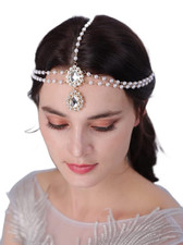 Head Chain Bohemian Headband Forehead Headpiece Festival Holloween Costume Brida