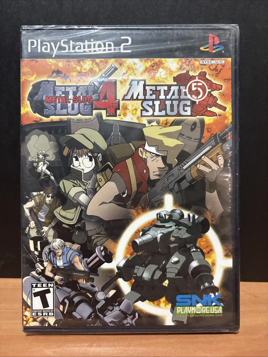 Metal Slug 4/Metal Slug 5 - Sony PlayStation 2 PS2 COMPLETE CIB 828862200112