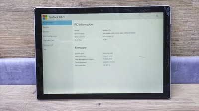 Microsoft Surface Pro 5 Tablet 12.3'' Touch 2736x1824 m3-7Y30 4GB 128GB GLASBRUCH
