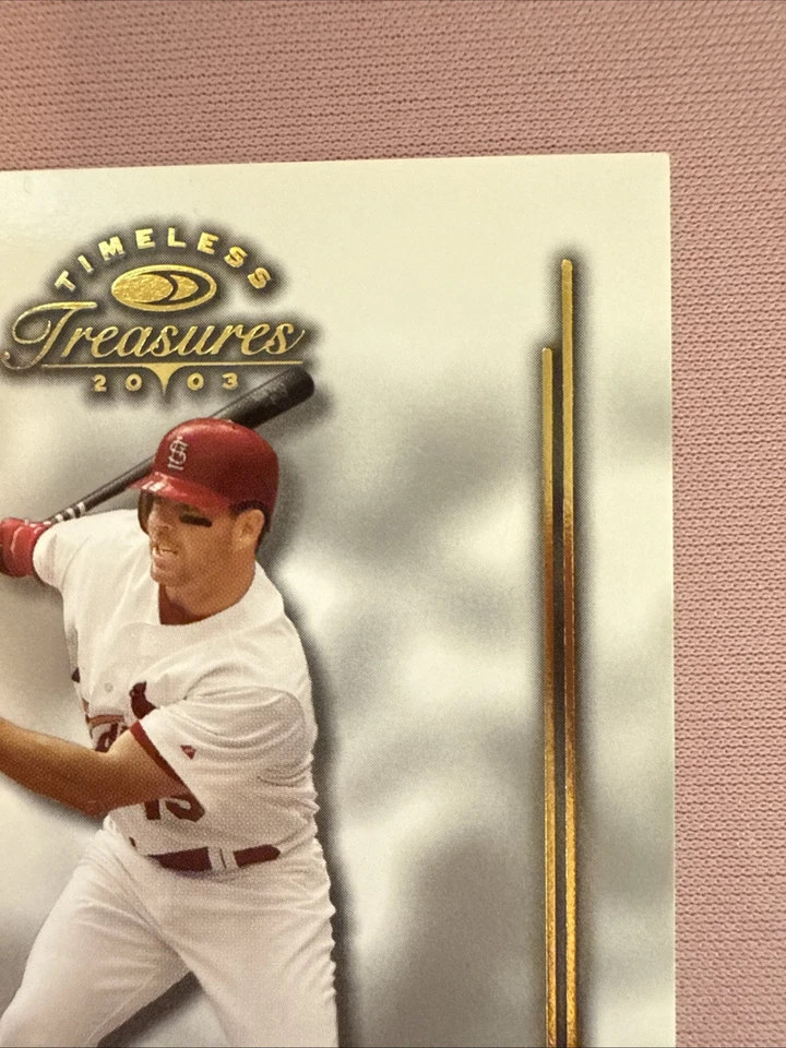 2003 Donruss Timeless Treasures - Jim Edmonds #40 /900 - Image 4 of 4