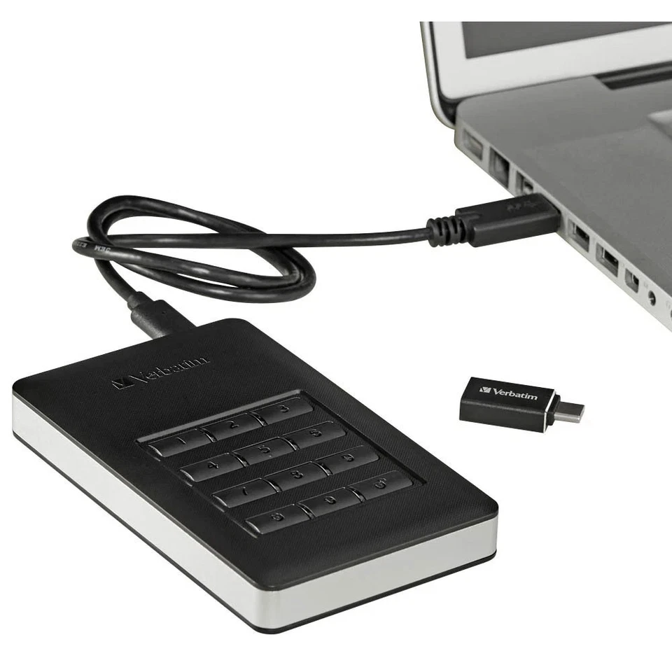 Verbatim Store 'n' Go Secure Portable HDD Festplatte 2TB (53403) - Bild 4 von 4