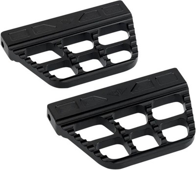 Joker Serrated Passenger Floorboards Pair Black Dyna Switchback 12-16