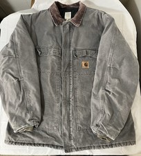 Carhartt C26 Arctic Traditional Coat Sandstone Duck Metal Color Quilt Lined XXL