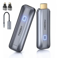 Upgraded Wireless HDMI Transmitter and Receiver 4K Decode 1080P Output 2.4G/5...