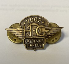 HARLEY-DAVIDSON LADIES OF HARLEY HG "HOG" VEST PIN 2002